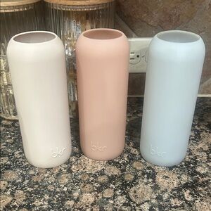 BKR Silicon Sleeves- beige, tan pink, and gray
